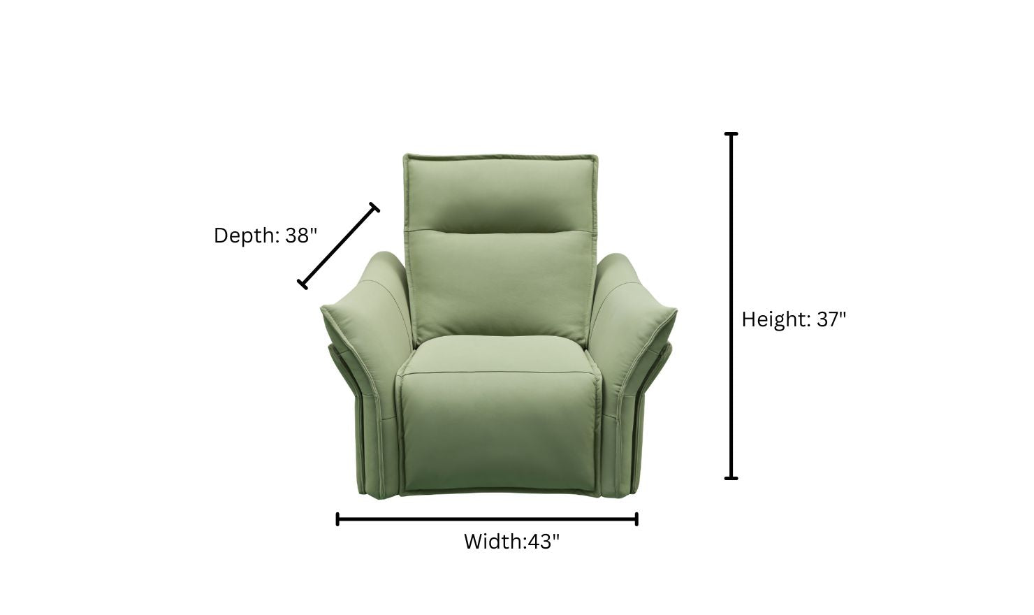 Klaussner Vittoria Leather Power Reclining Living Room Set
