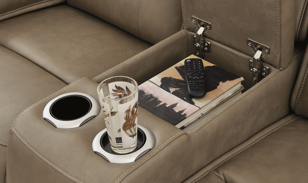 Modern Heritage Glencroft Power Recliner Loveseat With Adjustable Headrest - Jennifer Furniture