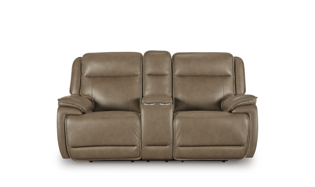 Modern Heritage Glencroft Power Recliner Loveseat With Adjustable Headrest