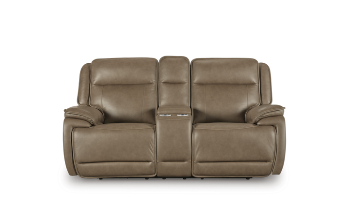 Modern Heritage Glencroft Power Recliner Loveseat With Adjustable Headrest