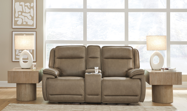 Modern Heritage Glencroft Power Recliner Loveseat With Adjustable Headrest - Jennifer Furniture
