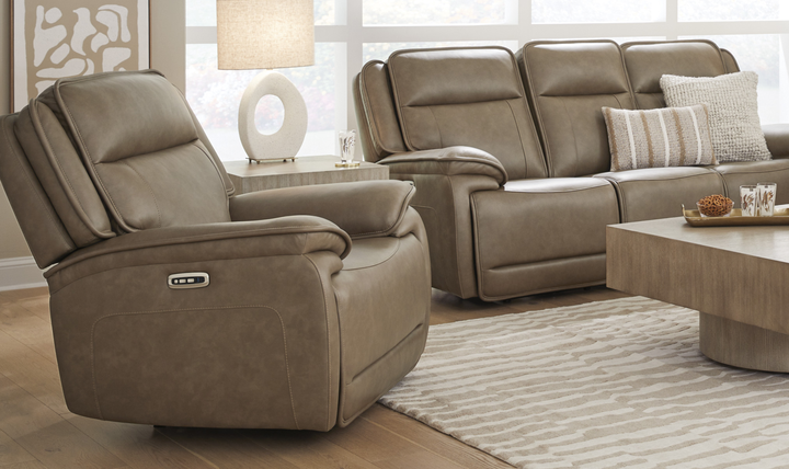 Modern Heritage Glencroft Power Recliner Chair with Adjustable Headrest - Jennifer Furniture