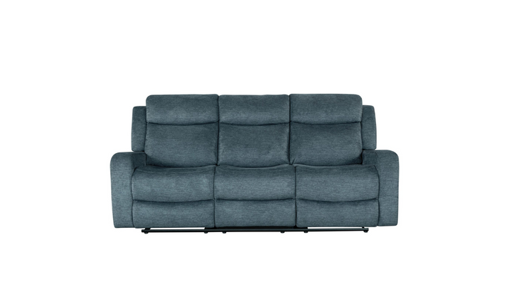 Global Furniture Cordell 3-Seater Dark Gray Fabric Recliner Sofa
