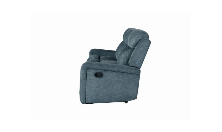 Global Furniture Cordell 3-Seater Dark Gray Fabric Recliner Sofa