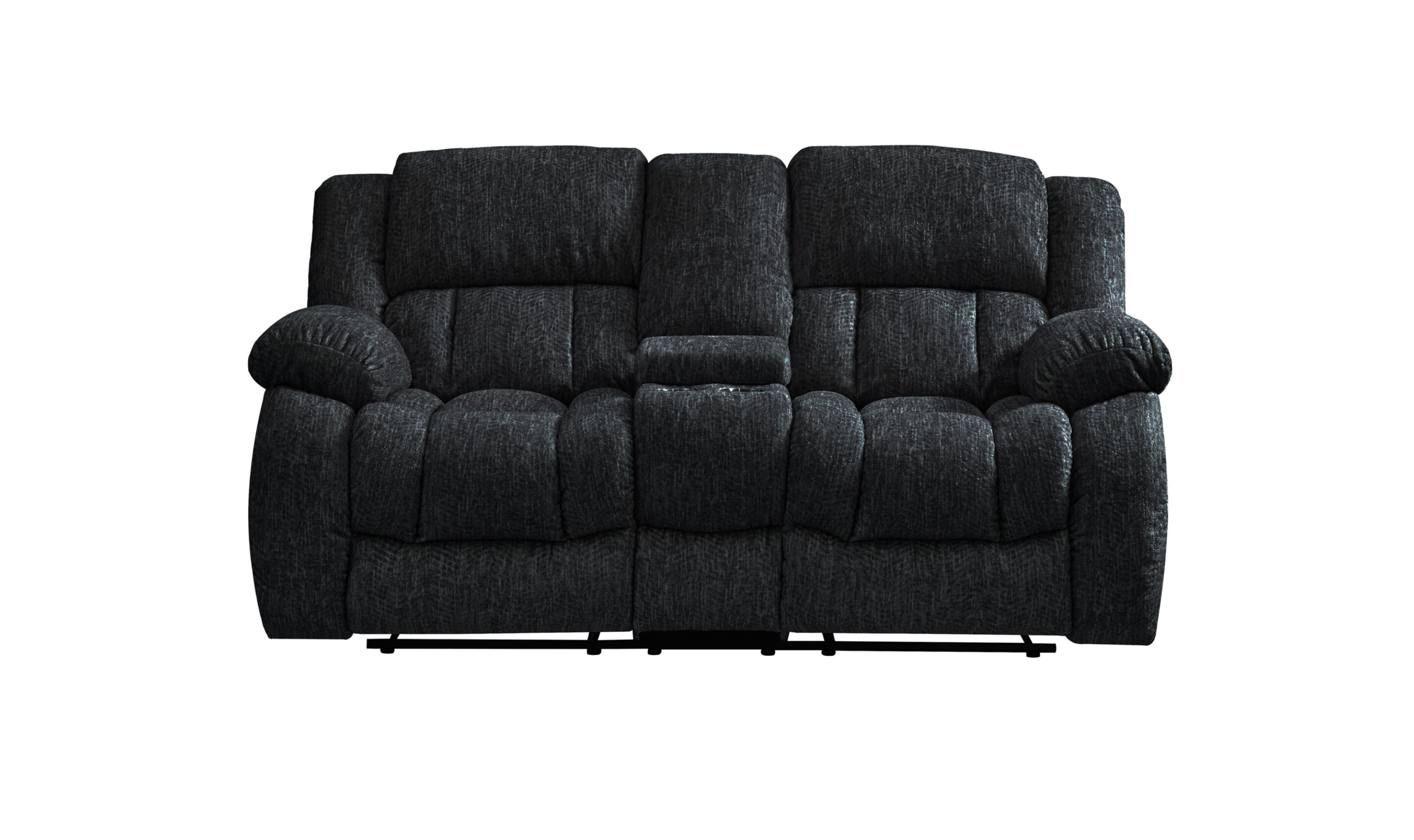 Global Furniture Ebony Recliner Fabric Living Room Set