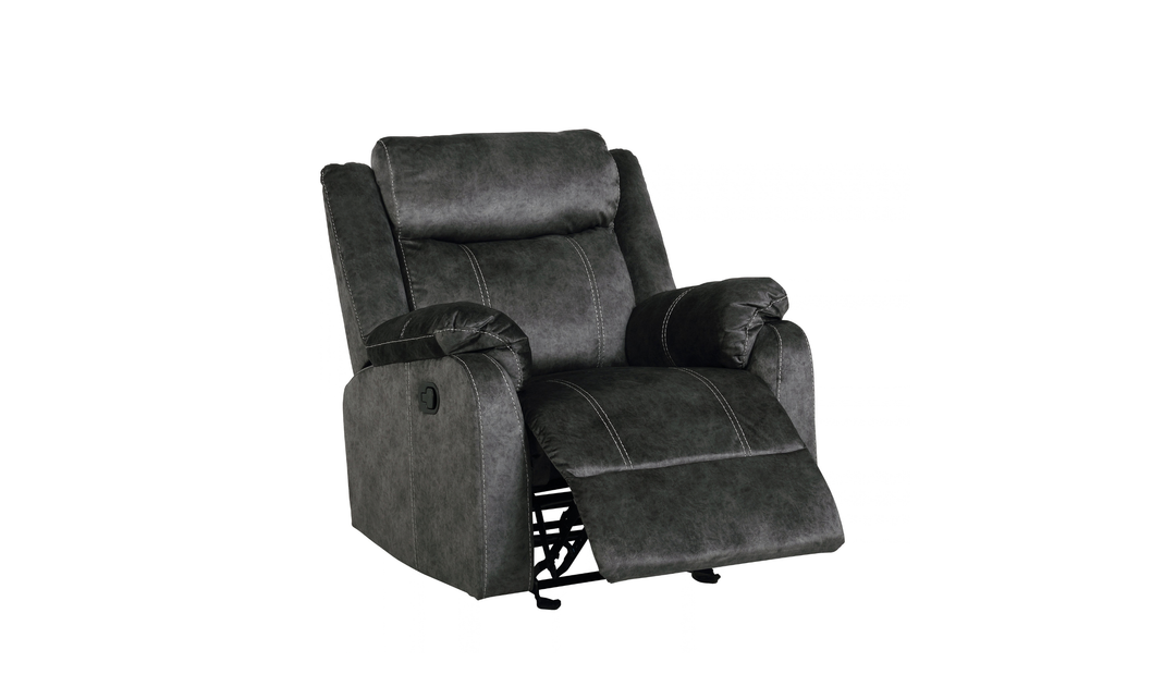 Global Furniture Giada Manual Glider Recliner Chair With Pillow Top Arms