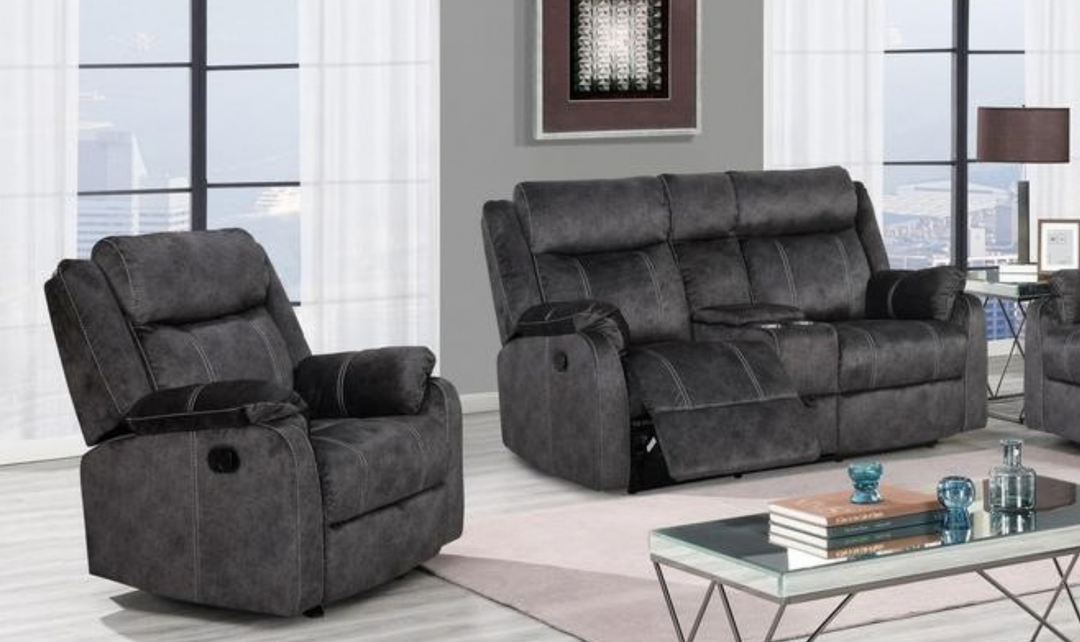 Global Furniture Giada Manual Glider Recliner Chair With Pillow Top Arms