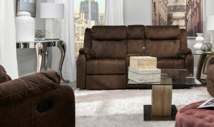 Global Furniture Giada Manual Glider Recliner Chair With Pillow Top Arms