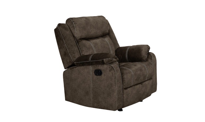 Global Furniture Giada Manual Glider Recliner Chair With Pillow Top Arms