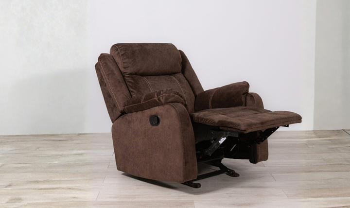 Global Furniture Giada Manual Glider Recliner Chair With Pillow Top Arms