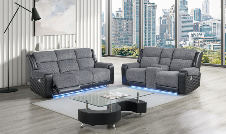 Global Furniture LuxaHaven Manual Reclining Living Room Set