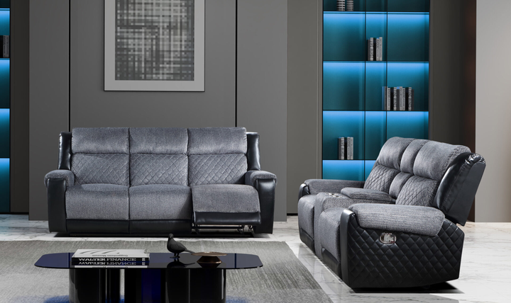 Global Furniture LuxaHaven Manual Reclining Living Room Set
