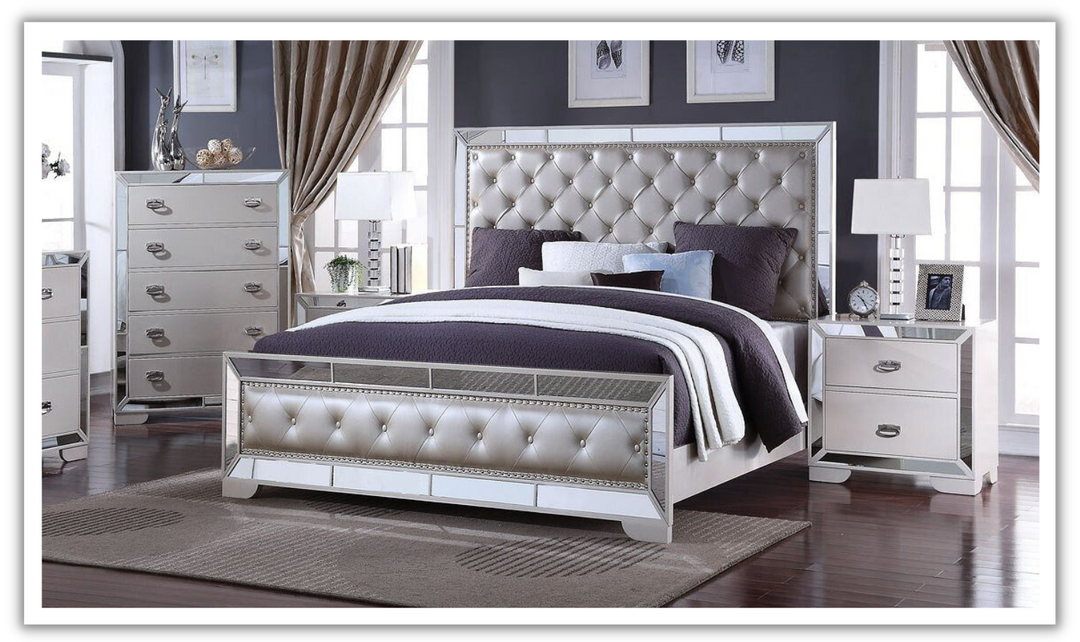 Gloria Upholstered Bed-jennifer furniture