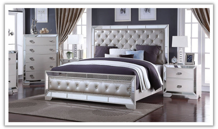 Gloria Upholstered Bed-jennifer furniture