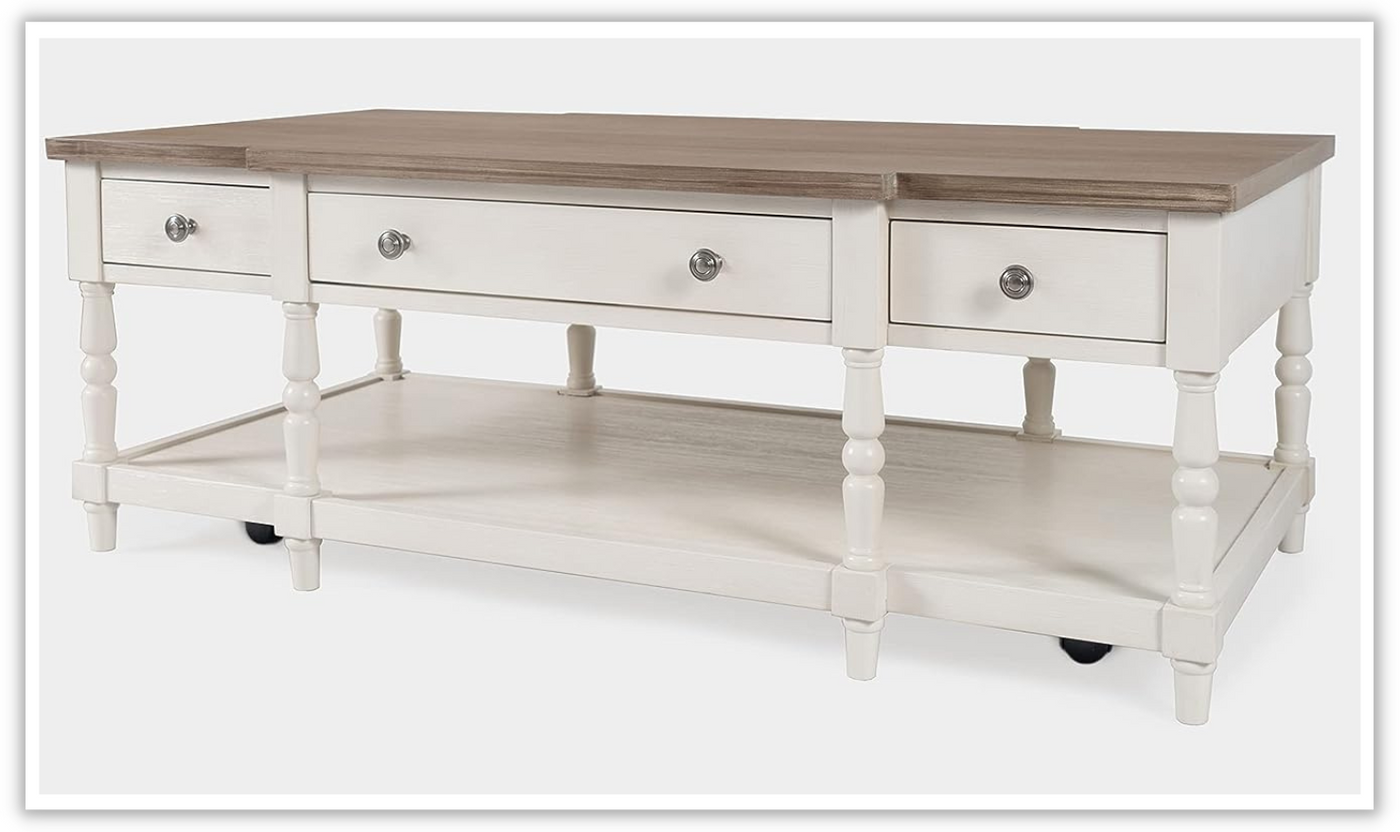 Zenith Farms 3 Drawer Coffee Table