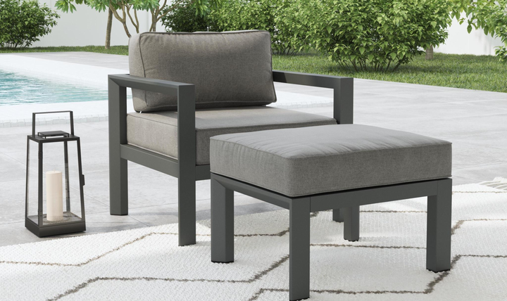 Grayton Chair With Ottoman By Homestyles