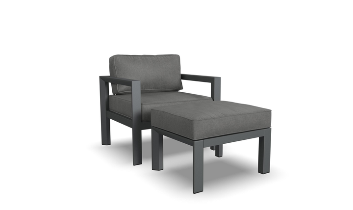 Grayton Chair With Ottoman By Homestyles