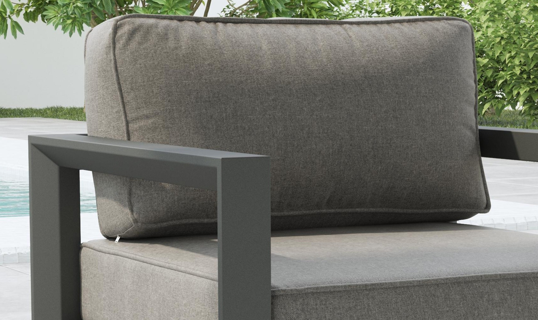 Grayton Outdoor Aluminum Lounge Chair By Homestyles