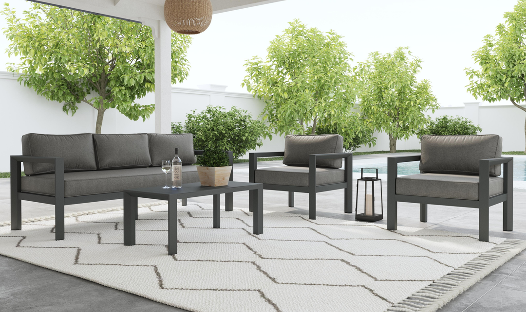 Grayton Outdoor Aluminum Lounge Chair By Homestyles