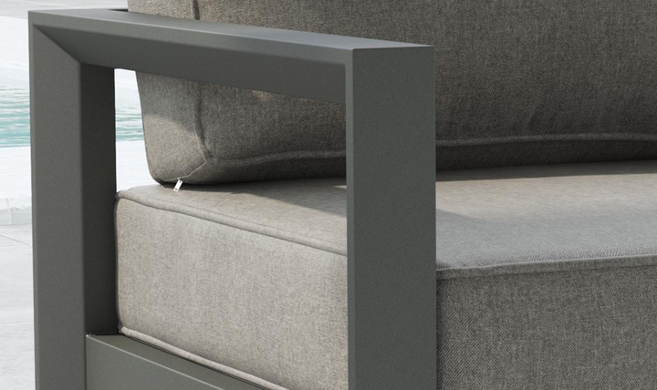 Grayton Outdoor Aluminum Lounge Chair By Homestyles