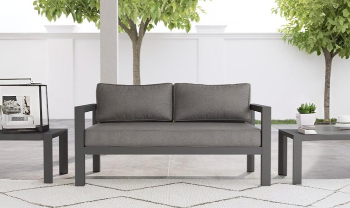 Grayton Outdoor Aluminum Loveseat By Homestyles