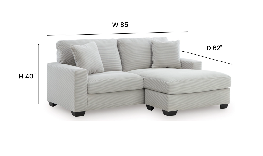 Modern Heritage Greenbriar 2-Seater Fabric Sofa Chaise