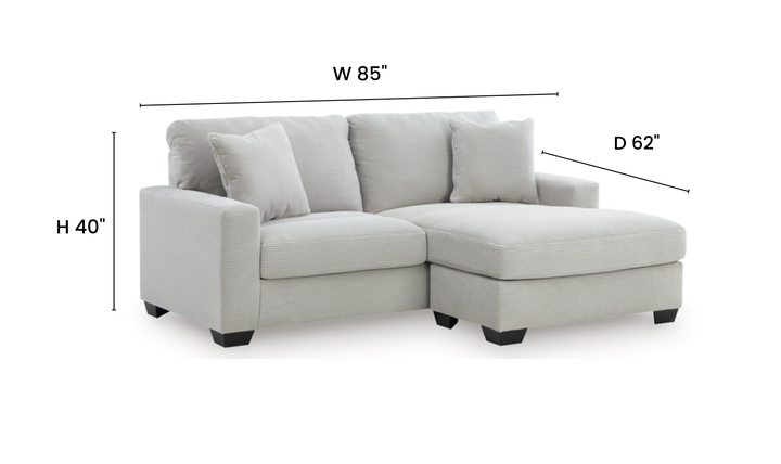 Modern Heritage Greenbriar 2-Seater Fabric Sofa Chaise