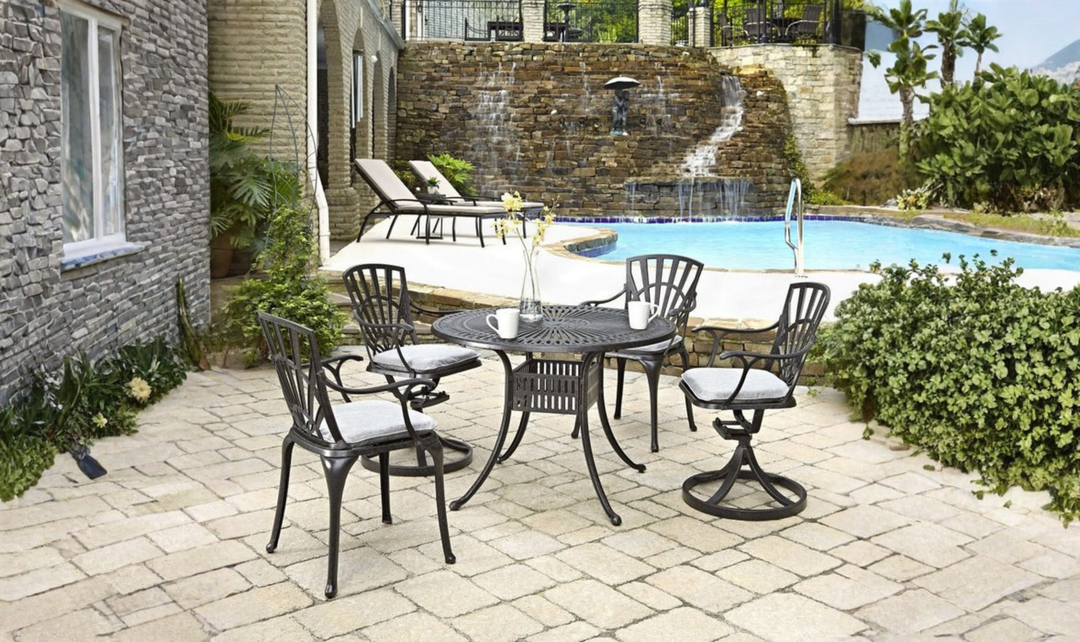 Grenada 5 Piece Outdoor Dining Set-jennifer furniture