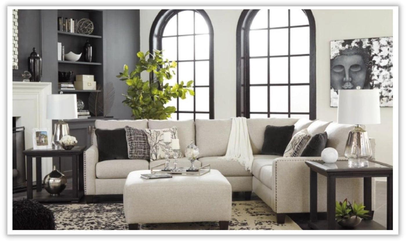 Hallenberg Sectional in Beige