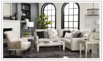 Hallenberg Sectional in Beige
