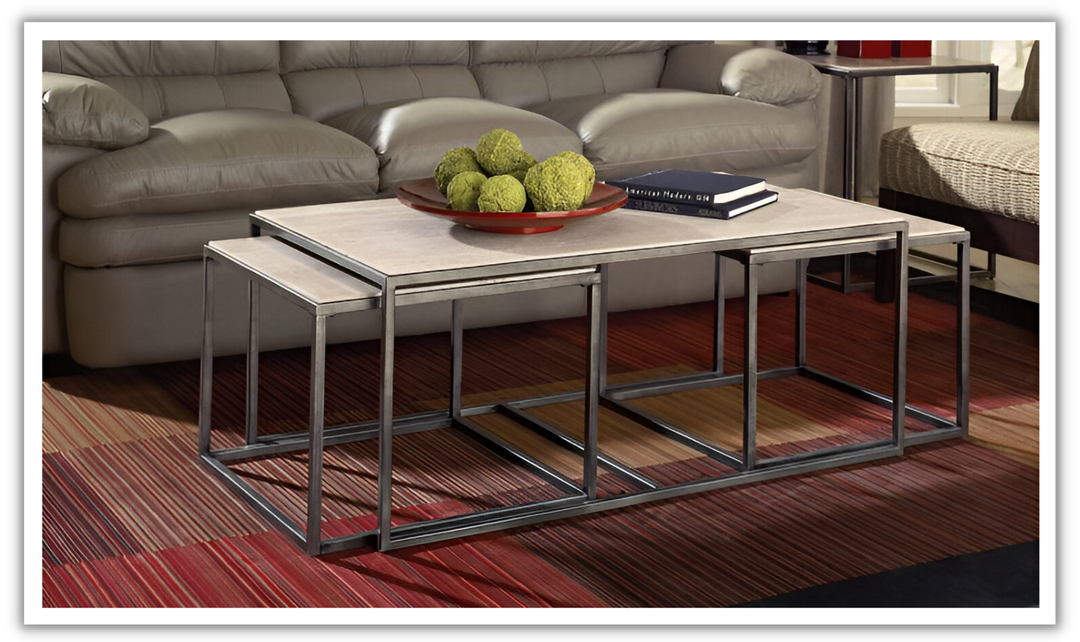 Hammary Furniture Modern Basics Rectangular Nesting End Table-jennifer furniture