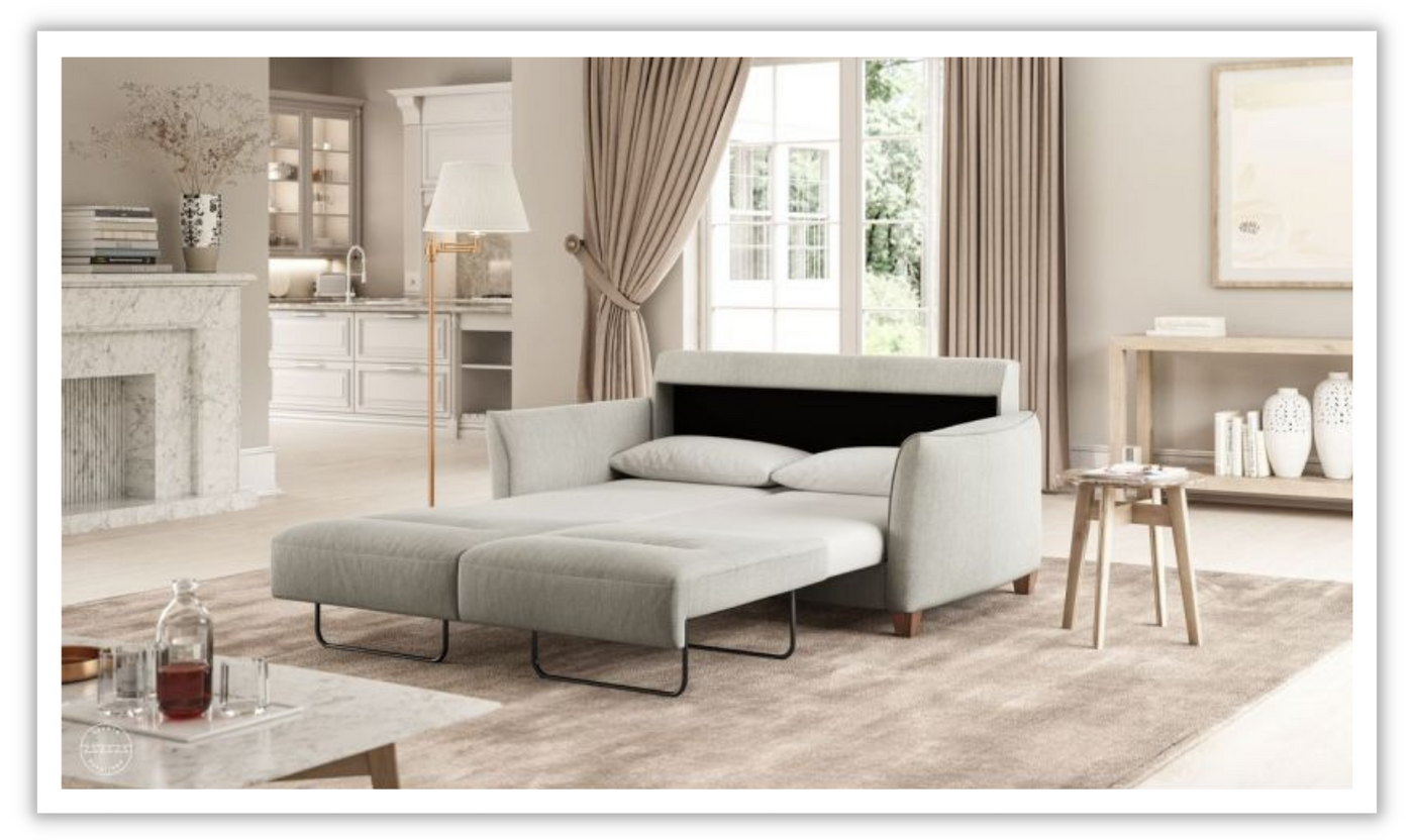Harold 3-Seater Dual Motion Fabric Sleeper Sofa with HR Foam