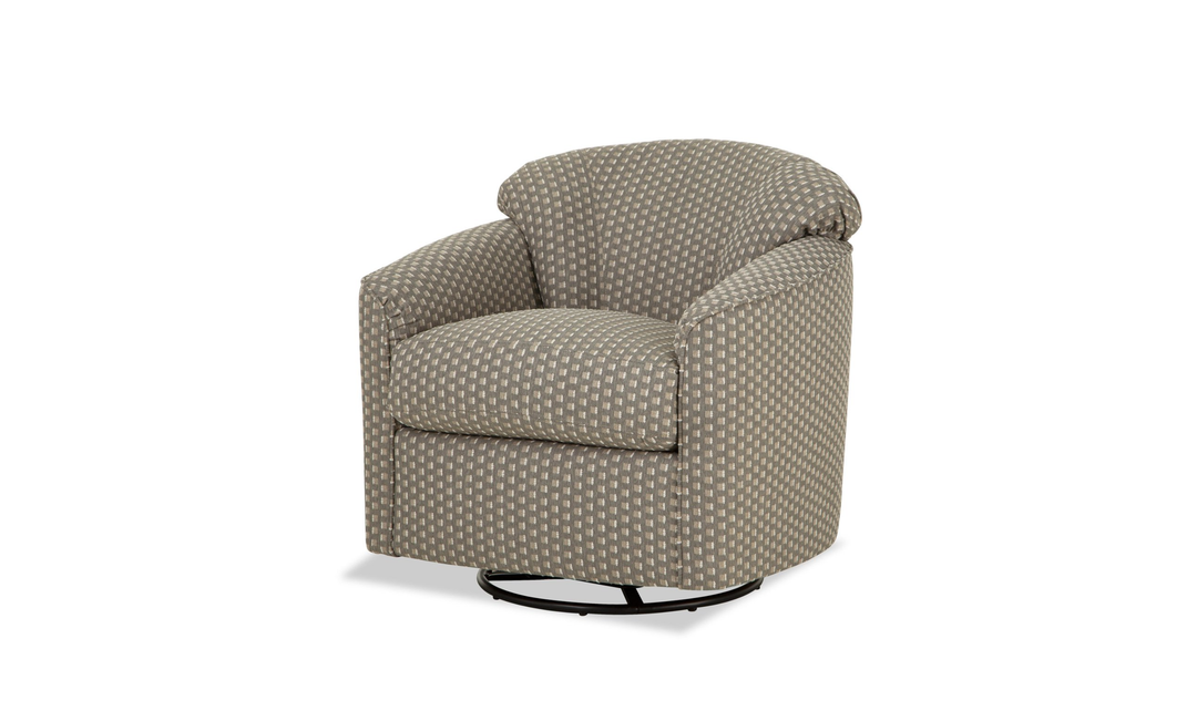 Klaussner Hartwell Fabric Swivel Glider Chair - Jennifer Furniture