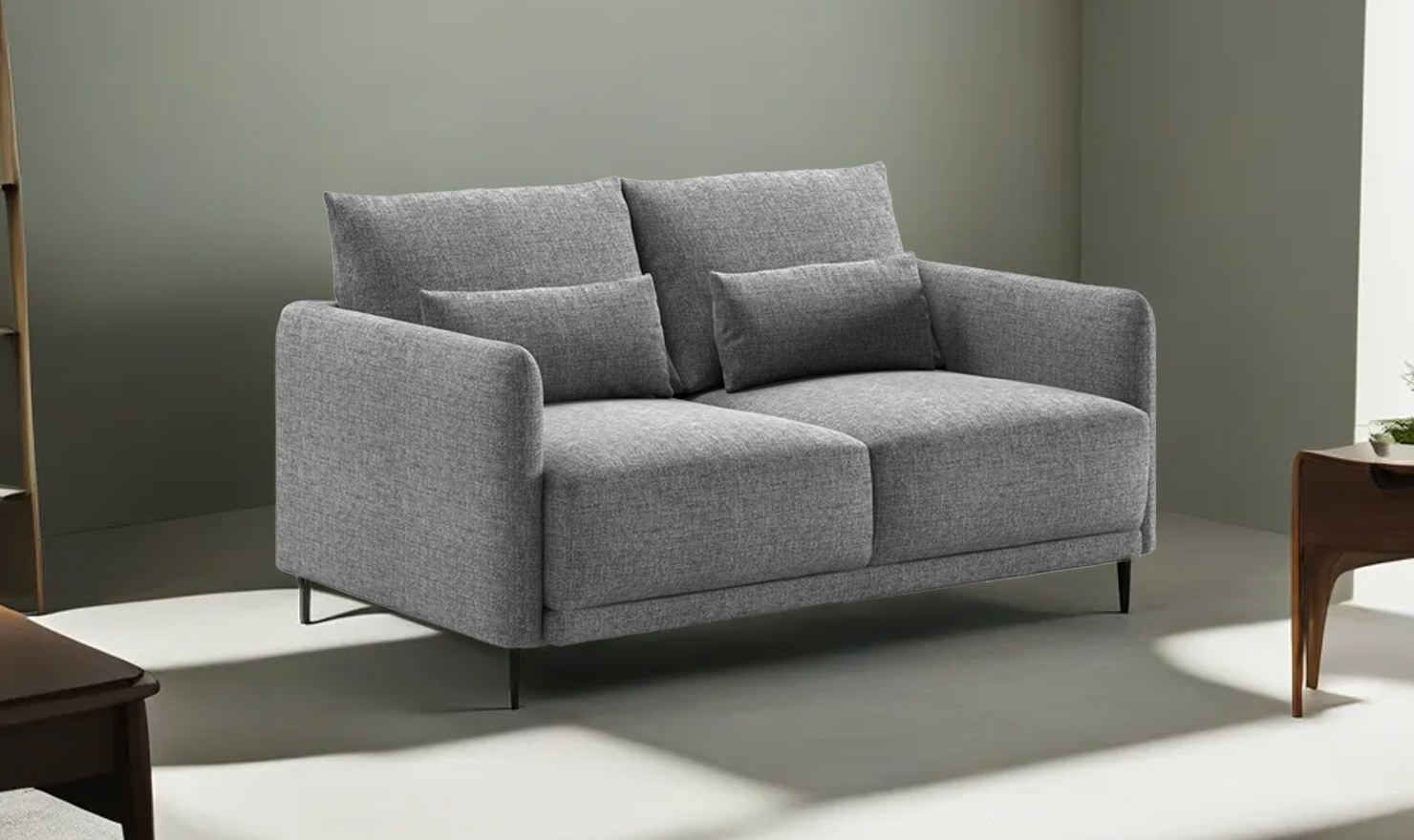 Luonto Haven Sleeper Sofa With Hybrid Deluxe Function (King / Queen Size)-JenniferFurniture