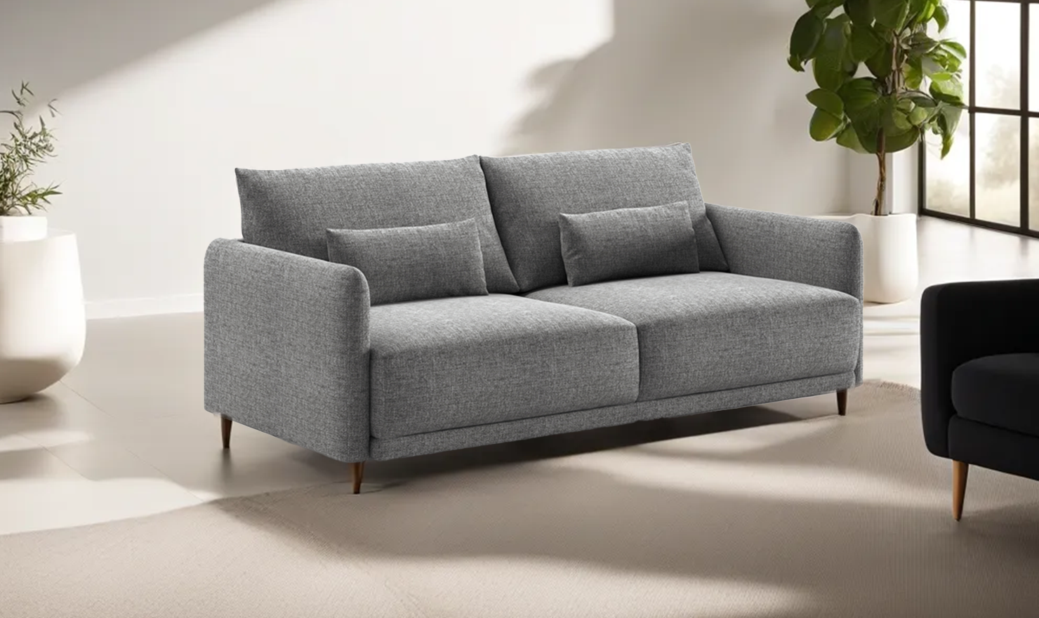 Luonto Haven Sleeper Sofa With Hybrid Deluxe Function (King / Queen Size)-JenniferFurniture