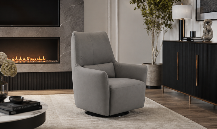 Jennifer Italia Haven Upholstered Swivel Chair