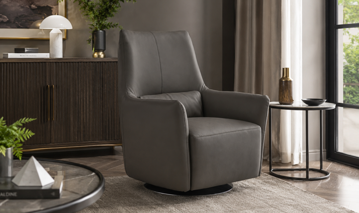 Jennifer Italia Haven Upholstered Swivel Chair
