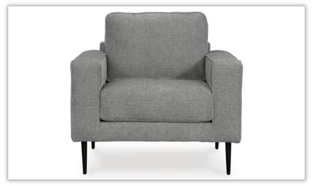 Hazela Fabric Upholstered Chair with Track Arms