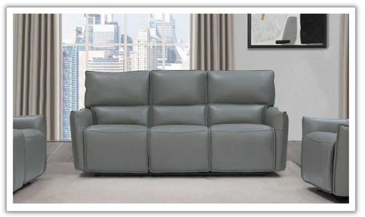 Heather Sofa w/ 2 Recliners with Power Headrest