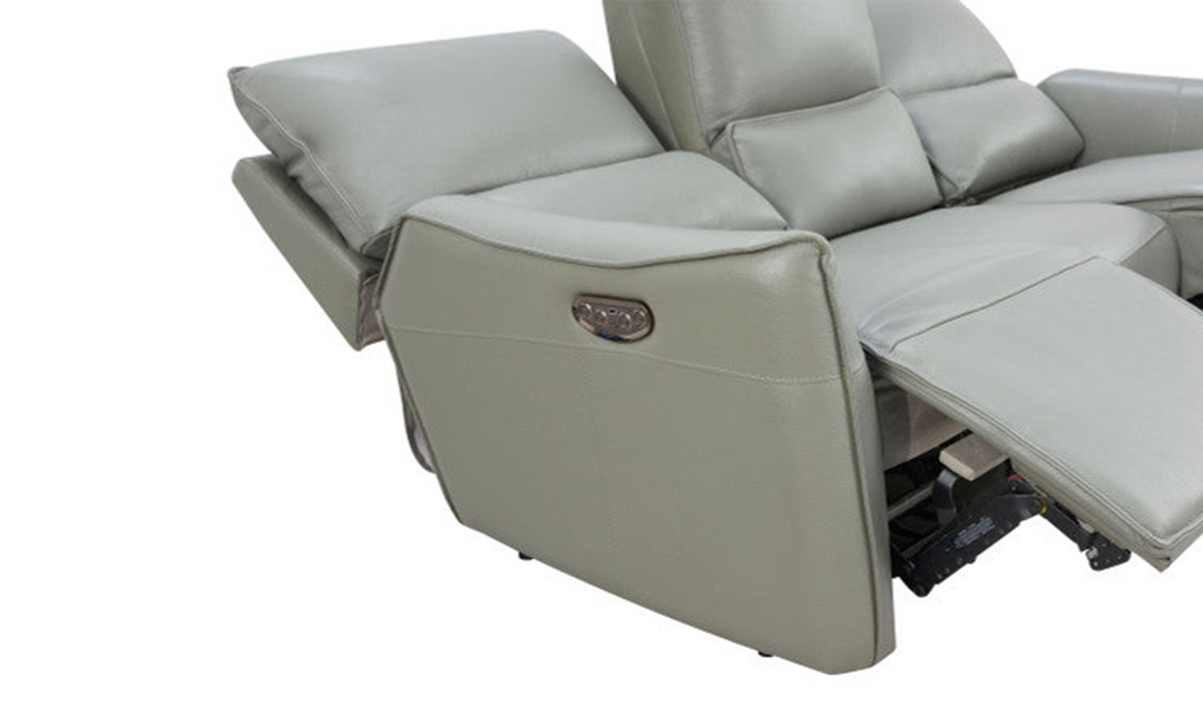 Heather Sofa w/ 2 Recliners with Power Headrest