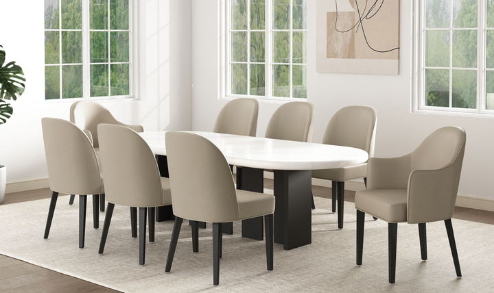 Manhattan Comfort Hillman Wood Upholstered Dining Chair-Jennifer Furniture