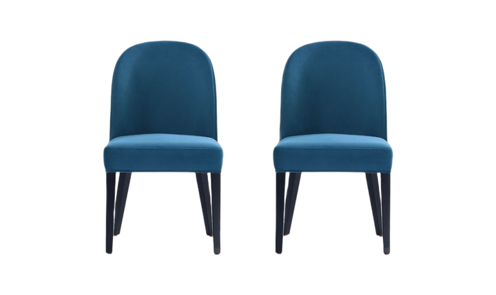 Manhattan Comfort Hillman Wood Upholstered Dining Chair-Jennifer Furniture
