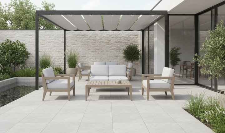 Homestyle Sustain Outdoor Loveseat 4-Piece Set-jennifer furniture