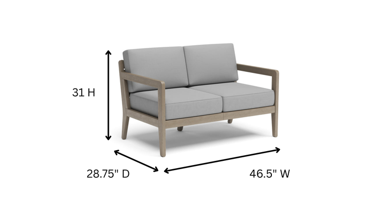 Homestyle Sustain Outdoor Loveseat 4-Piece Set