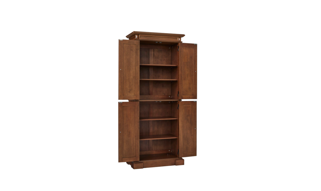 Homestyles Americana Pantry in Oak Finish-jennifer furniture