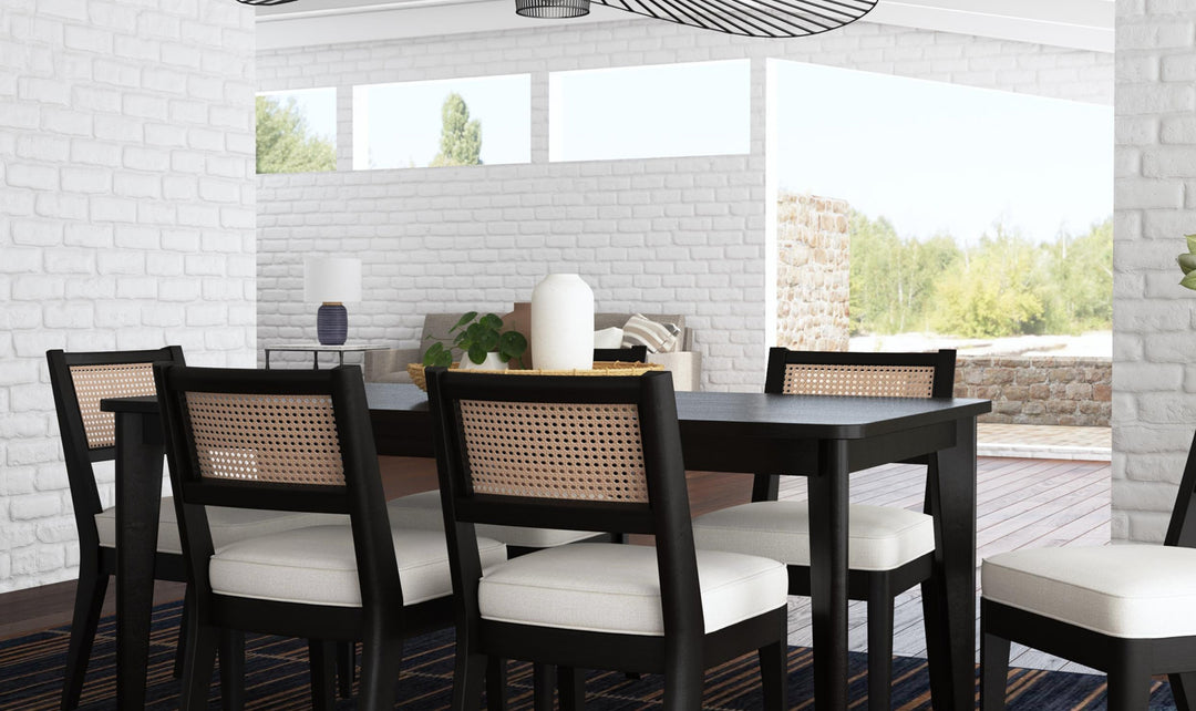 Homestyles Brentwood 6 Seater Rectangular Dining Table-Jennifer