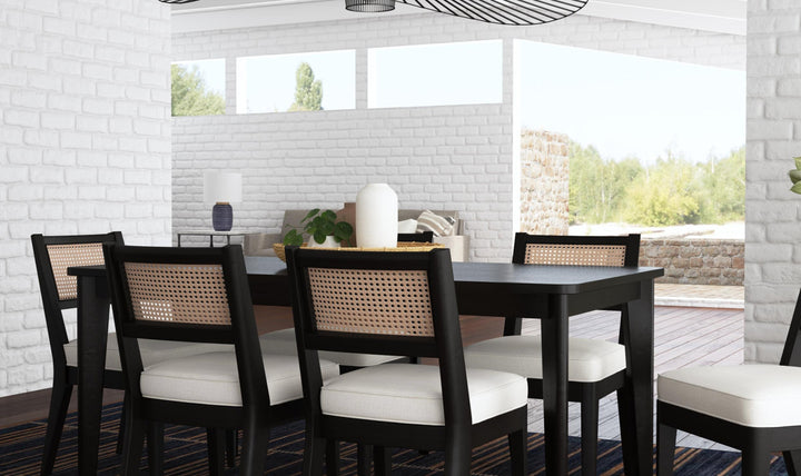 Homestyles Brentwood 6 Seater Rectangular Dining Table-Jennifer
