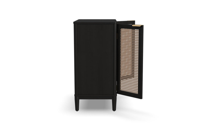 Homestyles Brentwood Bar Cabinet With Black-Painted Finish