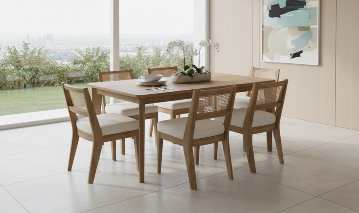 Homestyles Brentwood Brown 7-Piece Rectangle Dining Set-jennifer furniture