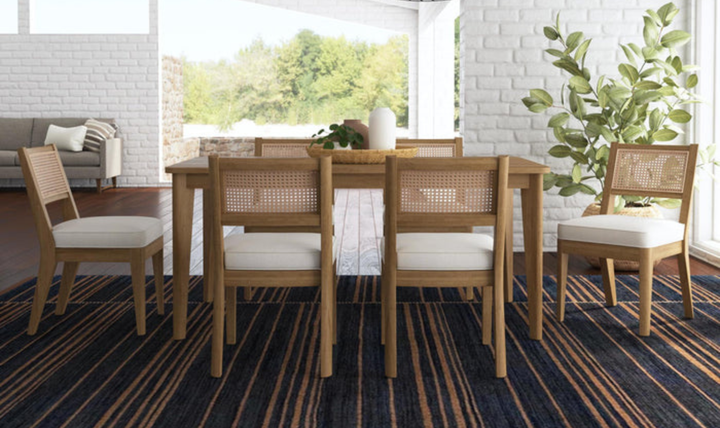 Homestyles Brentwood Brown 7-Piece Rectangle Dining Set-jennifer furniture